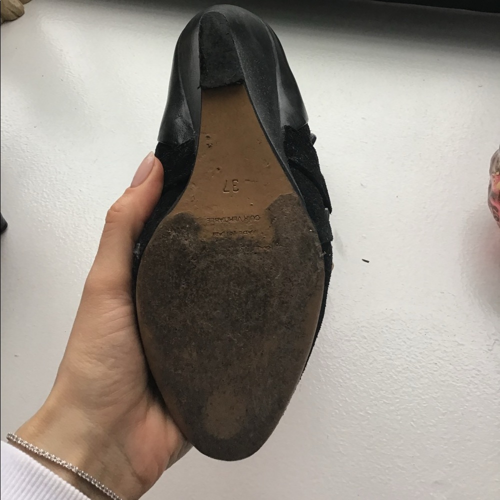 Isabel Marant pony hair lace-up boots - Picture 4 of 5